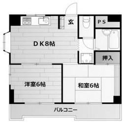 ホワイトスワン明石の物件間取画像